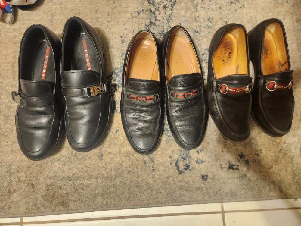 offentliggøre religion Sinis Authentic !!! Prada And GUCCI Men Dress Shoes for Sale in West Palm Beach,  FL - OfferUp