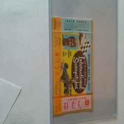 1973 Indy 500 ticket