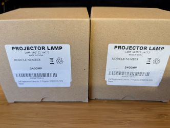 (2) Lamps For Dell Projector 2400MP