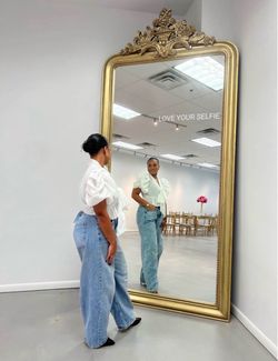 10ft gold mirror