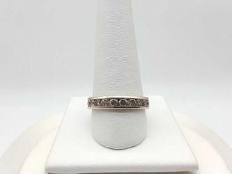 0.55 Dwt Diamond 4.1 Grams Yellow Gold Wedding Band 14k Size 9 Jg1125orrmia