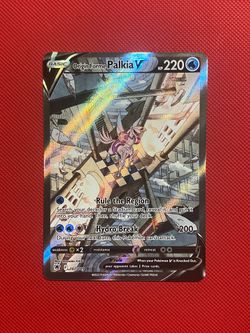 Origin forme Palkia V Pokemon card TCG