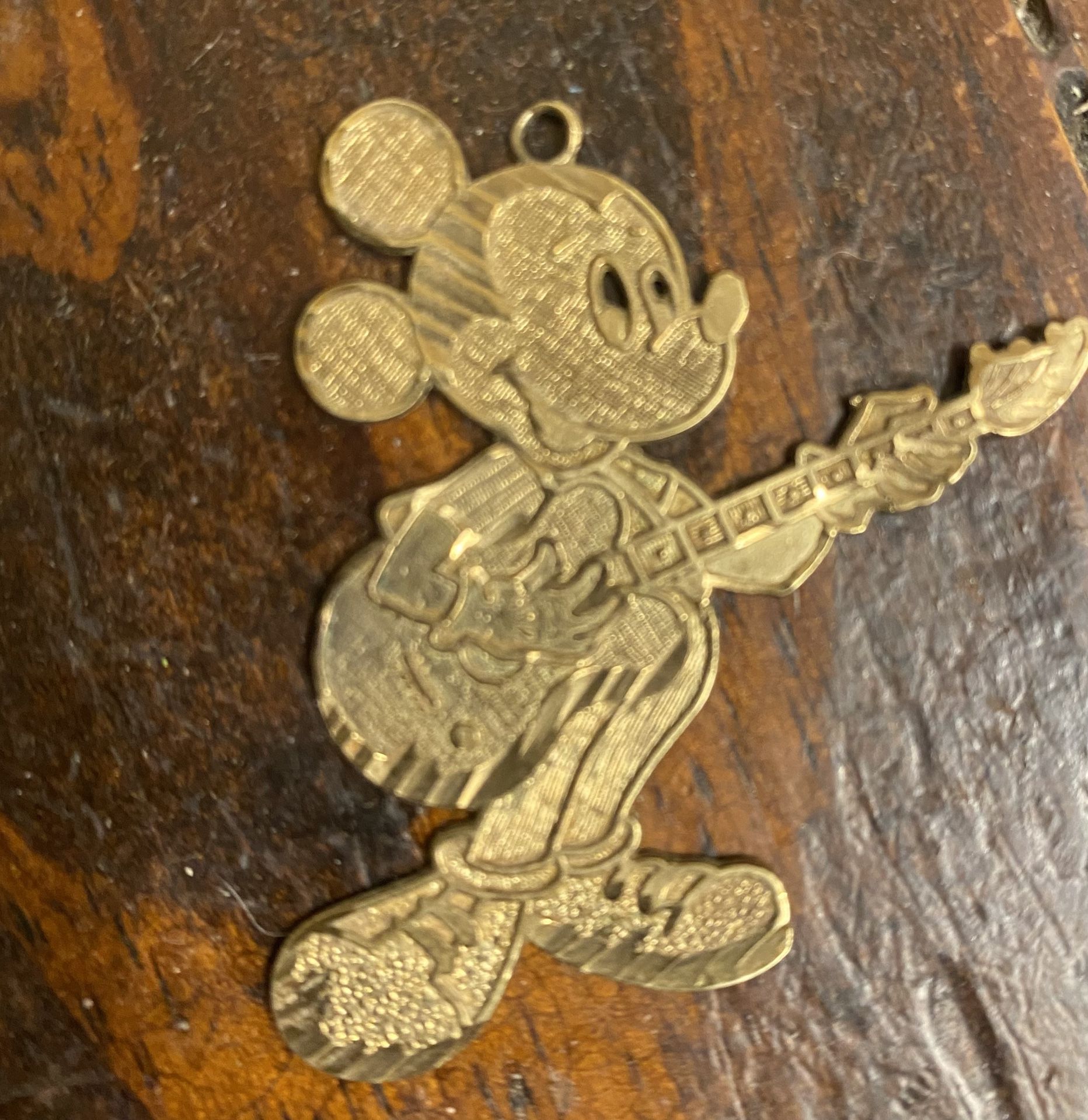 Gold Mickey Charm