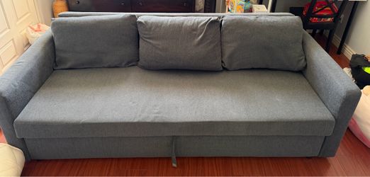 Gray Fabric Sleeper Sofa