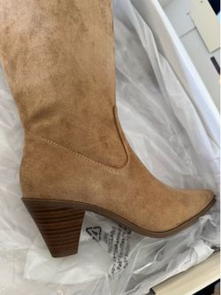 Beige. Anne Klein boots 5.5