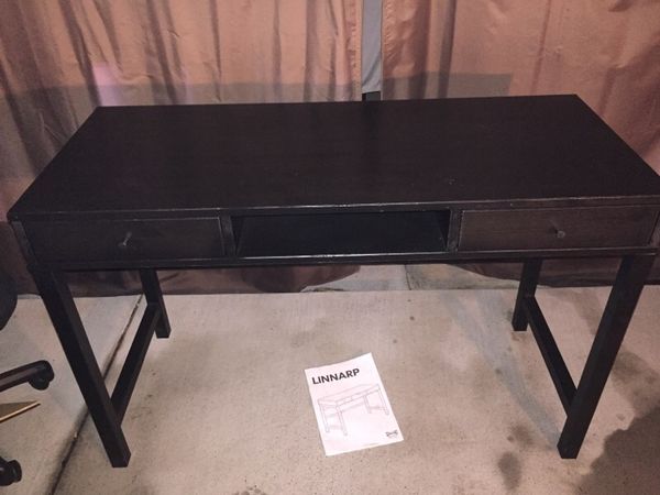 Ikea Linnarp Desk Black Good Condition For Sale In San Jose Ca