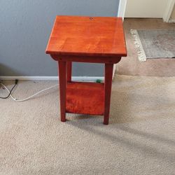 Wooden Nightstand/Small Desk