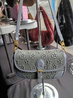 Flower jean bag
