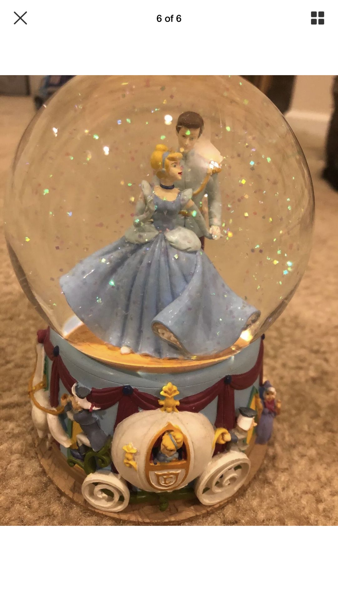 Enesco Disney’s Cinderella Snow Globe!