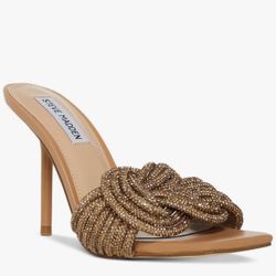 Steve Madden Gold Bronze Glitter Heels