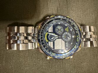 Citizen NaviHawk Blue Angels World Time Watch – Scratched Crystal