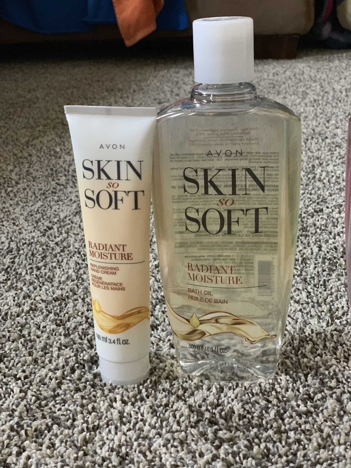 Avon Skin so soft Bath oil with Hand cream New Sealed