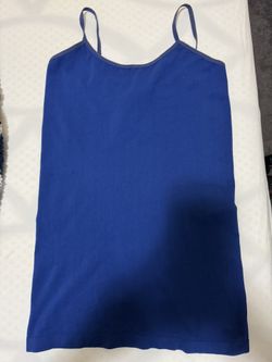 One Size Blue Tank Top