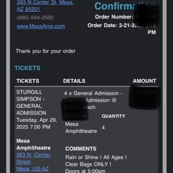 Stergil Simpson Tickets
