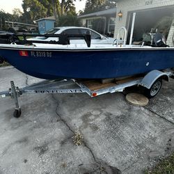 14Ft Skiff With Motor 