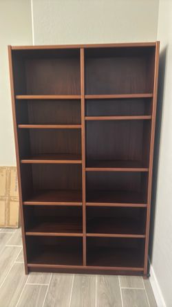 Wood book case