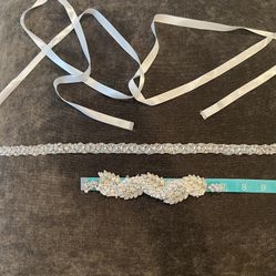 Bridal Set  belt, bracelet, & earrings)!