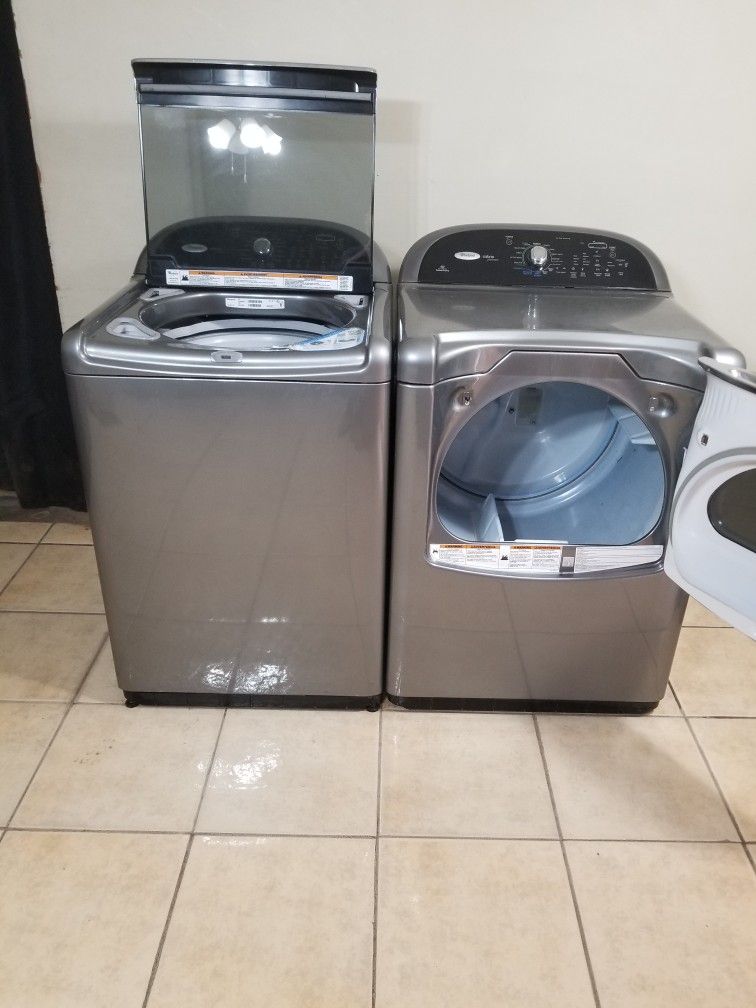 WHIRLPOOL CABRIO WASHER AND ELECTRIC DRYER FREE DELIVERY AND INSTALLATION ALSO A 90 DAY WARRANTY