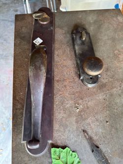 Antique Brass Door Hardware Set