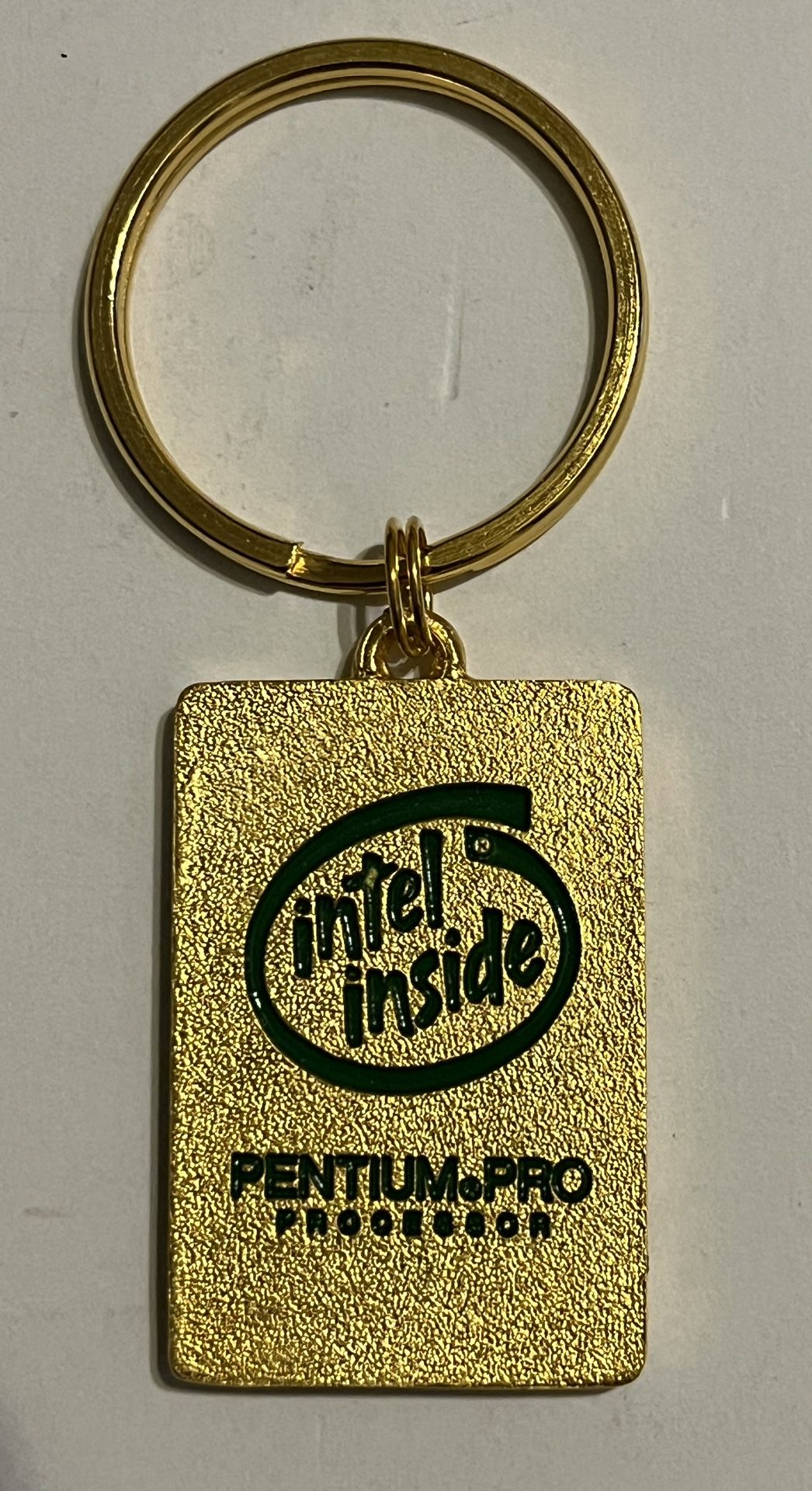 New Vintage Intel Pentium Pro P6 Processor CPU & Memory Chip Keychain (1996)
