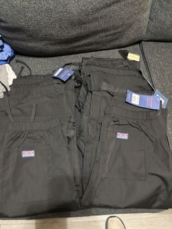 Black Girls Pant Scrubs