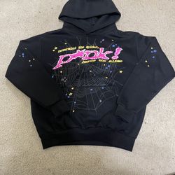 OG Pink Spider Hoodie Size Small