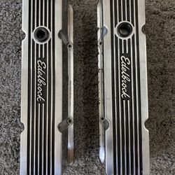 Edelbrock Tall Valve Covers Sb Chevy 