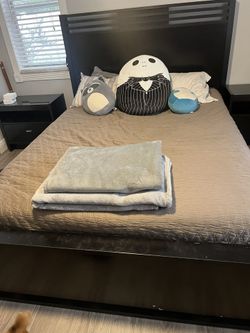 Bed Frame And 2 Night Stands
