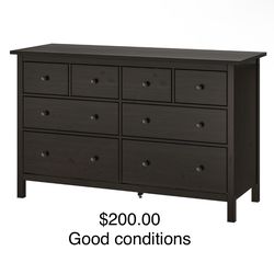 Hemmed dresser and Nightstand