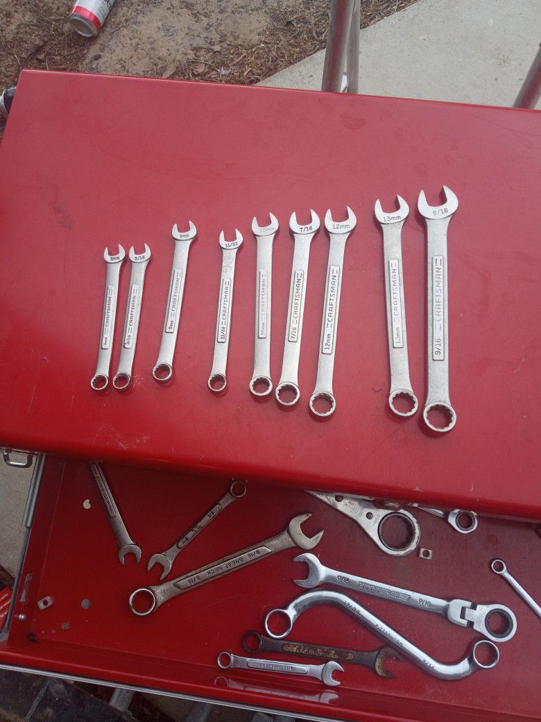 Craftsman Wrenches 9 Pieces