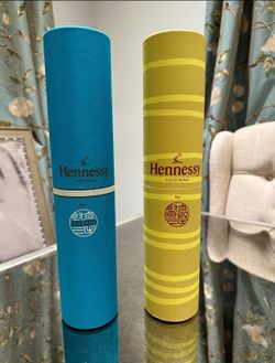 Hennessy Kenzo Blue and Yellow “empty bottles” with box