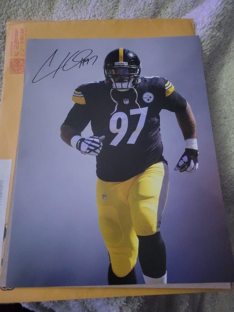 Pittsburgh Steelers Cam Hayward Signed Photo