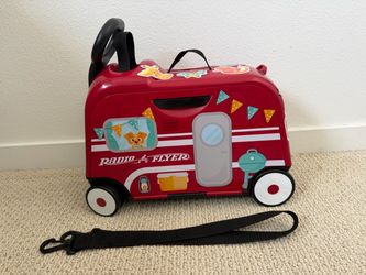 Radio Flyer Ride On Luggage with Storage - Kids 2-5 yrs old
