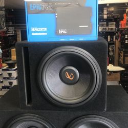 Audiocontrol Bass Amp And 12 Inch Kappa Sub With Ported Box 