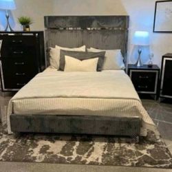 Bedroom Set 4 Pcs New Black Set Bed Set Black