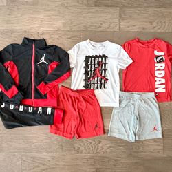 6 Pc Boys Jordan 4T Bundle – Tracksuit, Shirts & Shorts