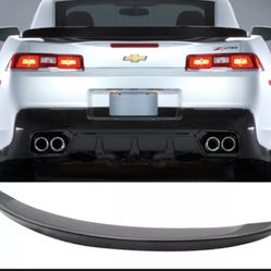 Fits 14-15 Chevy Camaro Flush Mount OE Z28 Style High Rear Wing Trunk Spoiler