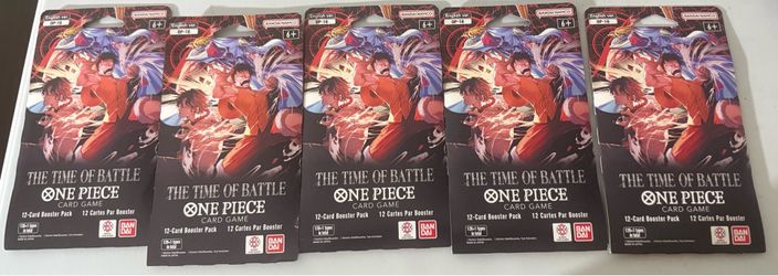 One Piece The Time of Battle Booster Packs