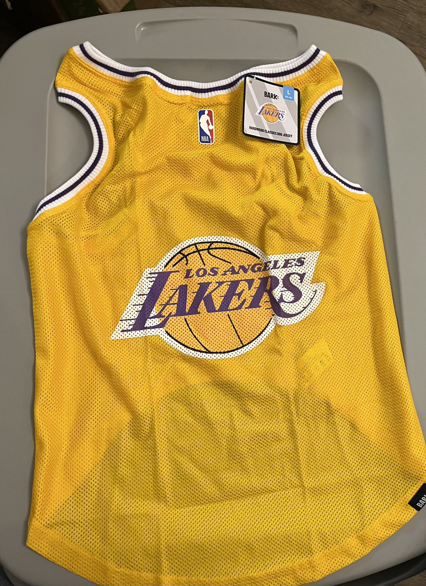 Bark Large Dog LA Lakers Jersey