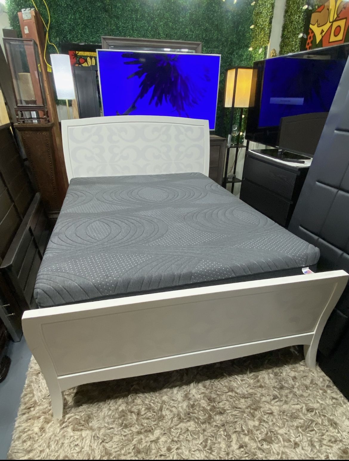 Full Bed Frame And Mattress