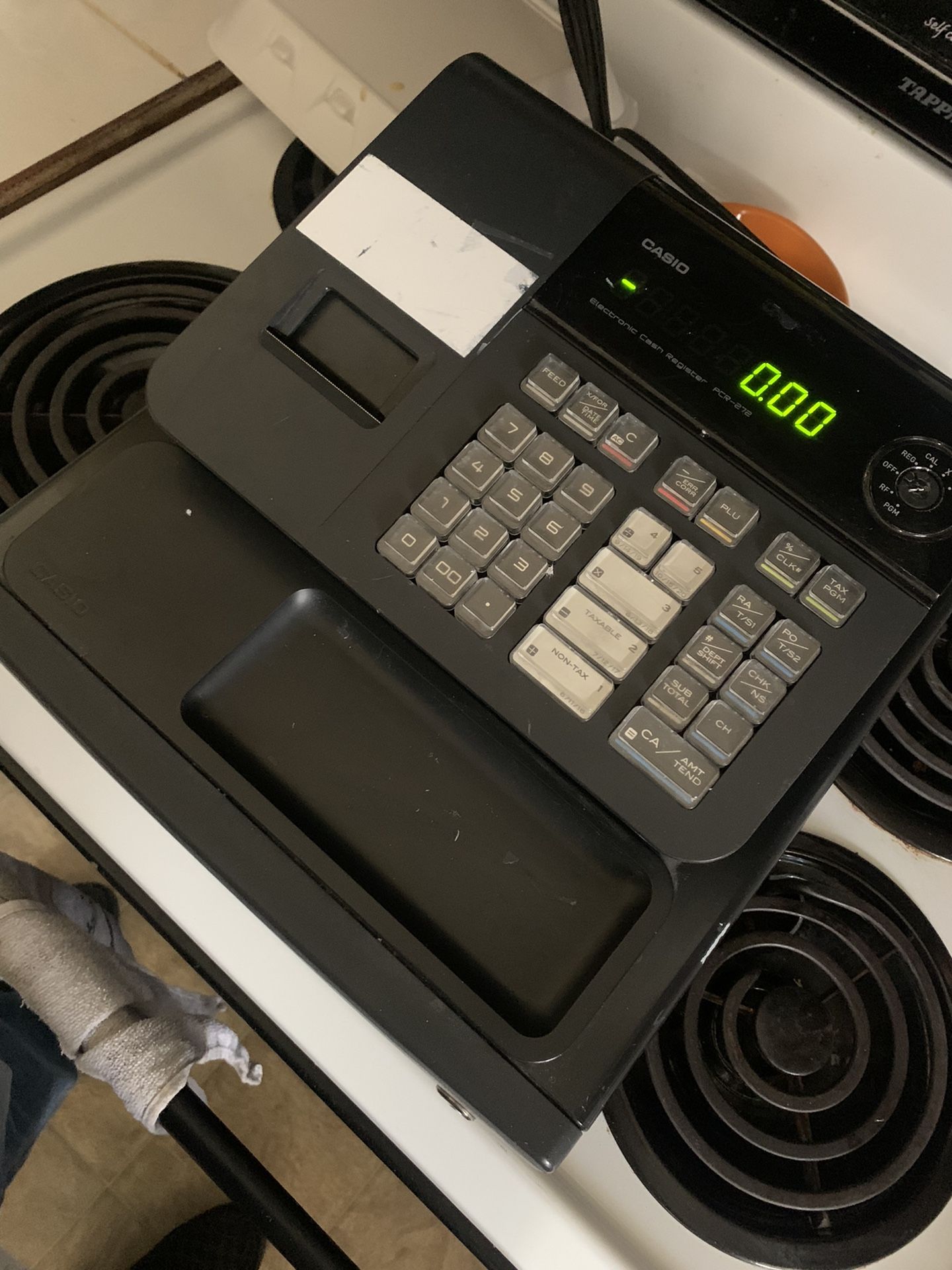 Casio Pct-272 Cash Register Works Great No Key But Not Locked 50$