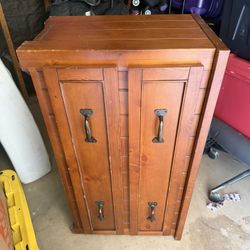 Solid Wood Tv Stand W/ Two Large Drawers