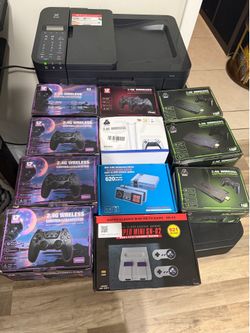 Retro Gaming Console & Wireless Controller Bundle Lot