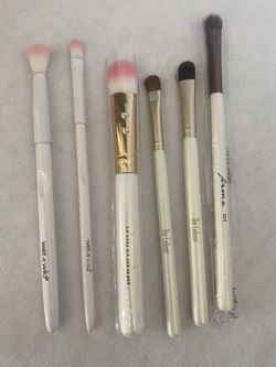 Lot Of 6 Mixed Brands Cosmetic Brush Brushes Make Up Makeup