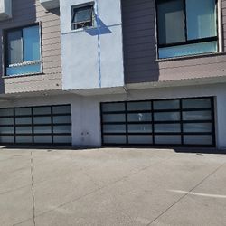 Brand New Glass Garage Doors 
