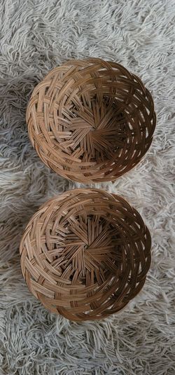boho rattan wicker baskets