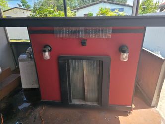 A/C hand built dog house