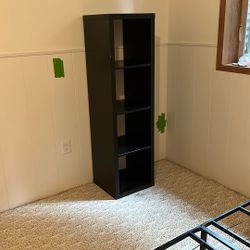 Black Organizing Bookcase/Shelving