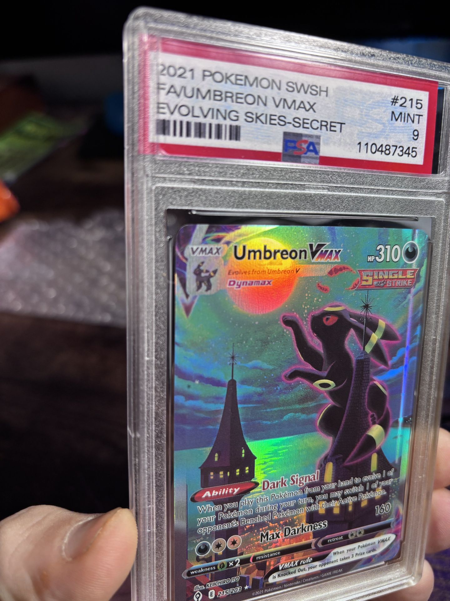 PSA9】ポケモンカード FA/UMBREON VMAX 値下げ中！ PSA9】ポケモン