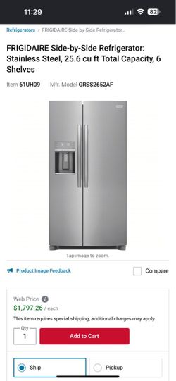 BRAND NEW  FRIGIDAIRE  FRIDGE